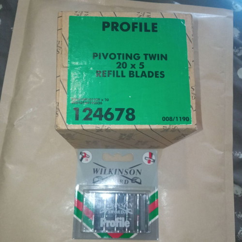 Wilkinson Sword Profile Twin Refill Blades pack of 20, new