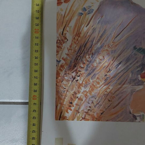 Collectible poster from the '80s used, size 50x35 cm
