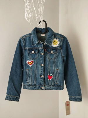 Τζιν μπουφάν Levi's παιδικό καινούργιο, μέγεθος 10-12 ετών, μπλε