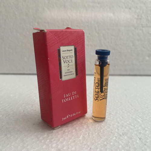 Sotto Voce by Laura Biagiotti Eau de Toilette tester 2 ml new
