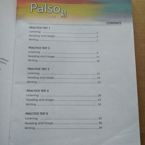 Book It's New Palso Time A1 used, English