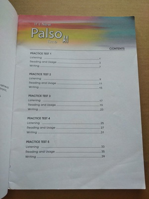 Book It's New Palso Time A1 used, English