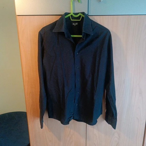 Men's dress shirt used, size M, purple