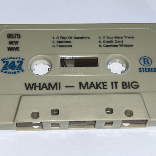 Wham! Make It Big κασέτα σπάνια έκδοση Νότια Αφρική