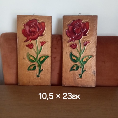 Vintage clock faces from the 1980s, used set
