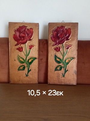 Vintage clock faces from the 1980s, used set