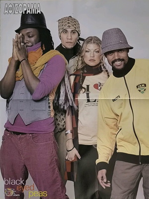 Orlando Bloom-Kirsten Dunst & Black Eyed Peas poster like new, 43x56