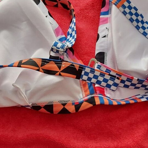 Shein plus size bikini swimsuit new multicolor 7XL (fits 4XL)