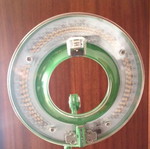 Modern floor lamp used with rotating arm and LED lighting