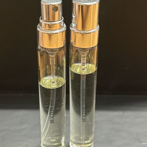 Molton Brown mini perfumes used, Wild Mint & Lavandin and Bluebell & Wild Strawberry