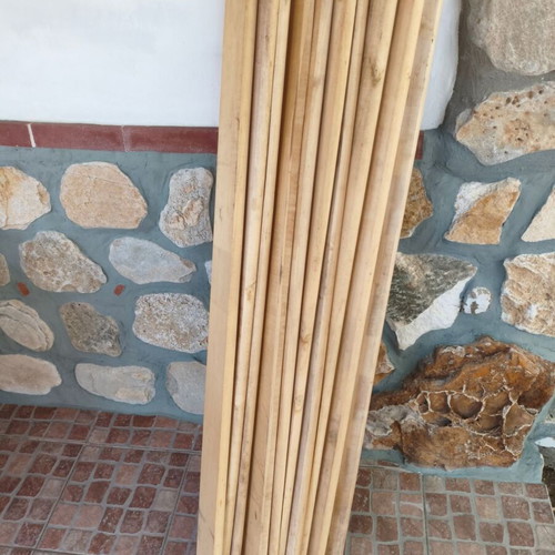 Set of 10 wooden slats 140 cm for bed