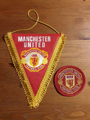 Панел Manchester United и емблема за дрехи нови