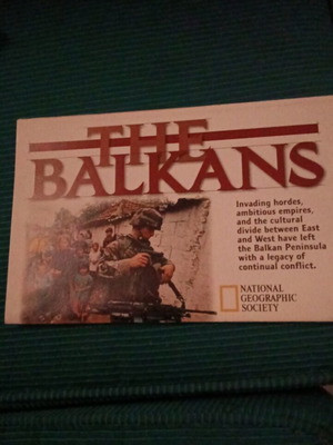 The Balkans National Geographic collectible map like new, 2002 edition