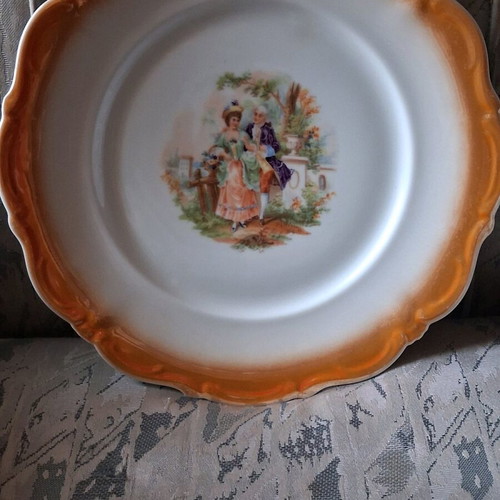 Bavarian Schumann Arzberg Collectible Baroque Porcelain Platter new