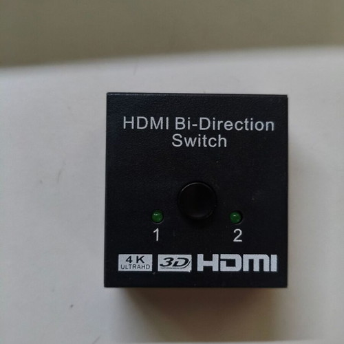 Hdmi Bi-Directional Switch 4K with 1 Meter Cable, new