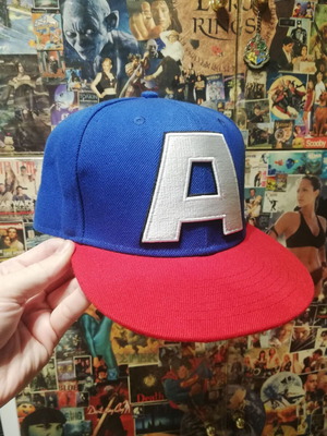 Captain America Marvel Comics hat new, blue and red