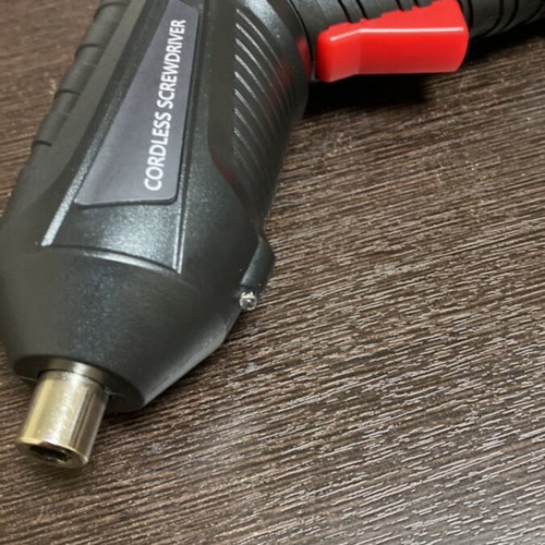 Cordless electric screwdriver new with two bits and charging cable
