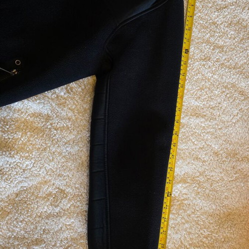 Men's black warm fleece sweatshirt XL