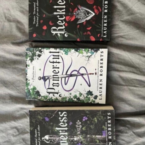 Powerless Trilogy new, set of 3 English paperback books