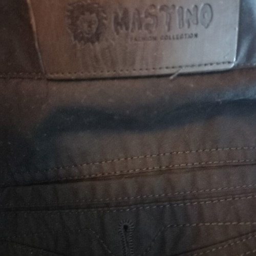 Mastino men's black cotton trousers like new, size 3XL