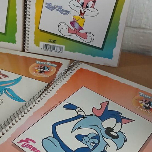 Τετράδια Tiny Toon πακέτο 5 από τη δεκαετία του 1990, καινούργια