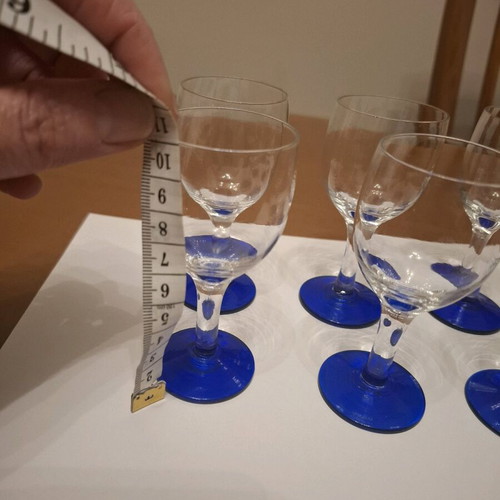 Set of 6 liqueur glasses like new
