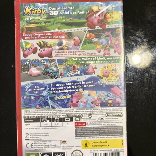 Kirby and the Forgotten Land + Star-Crossed World Nintendo Switch 2 game, new sealed