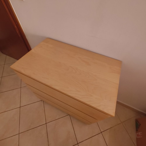IKEA STORKLINTA chest of drawers 3 drawers 70×50×75 cm with 3 mirrors