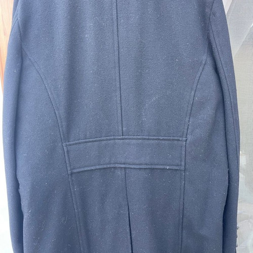 Zara coat used, black, medium size, wool blend