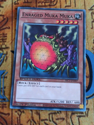 Enraged Muka Muka Effect Monster σαν καινούργιο για Speed Duel