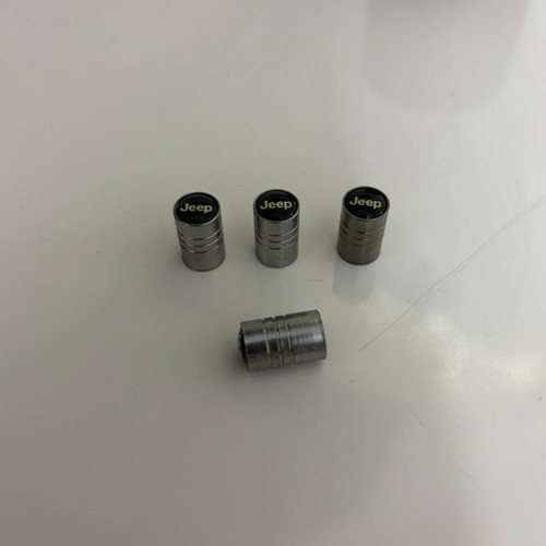 Valve Caps for Car Tires 4pcs Silver New