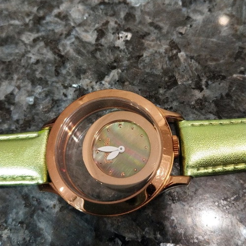 Folli Follie wristwatch used pink gold women's