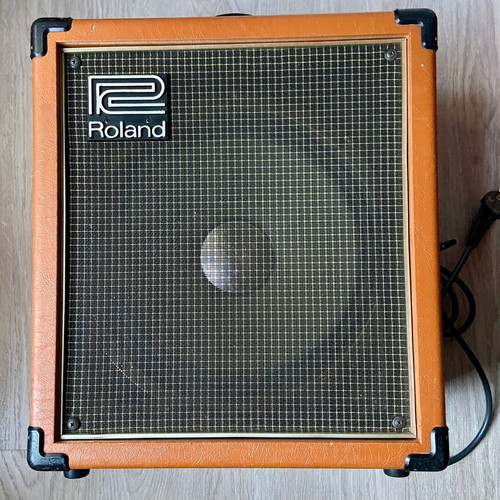 Roland Cube 60 Vintage Orange guitar amplifier used, 60W, early '80s