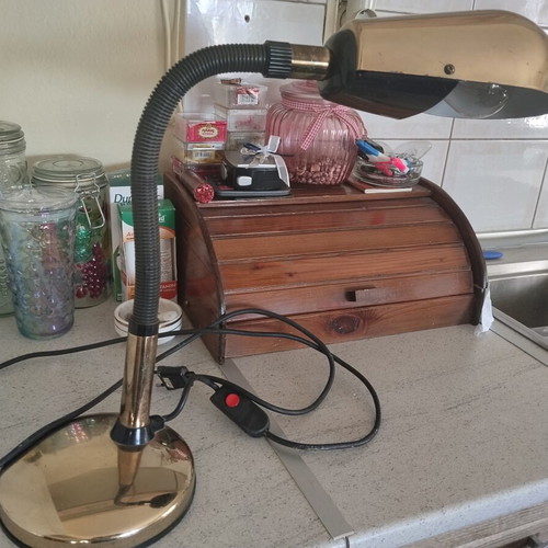 Vintage Space Age Table Lamp used, 68cm, retro design