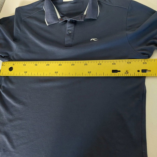 Kjus Stan men's polo shirt 2XL like new, dark blue
