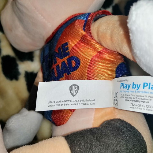 Lola Bunny Space Jam plush like new, 30cm Looney Tunes