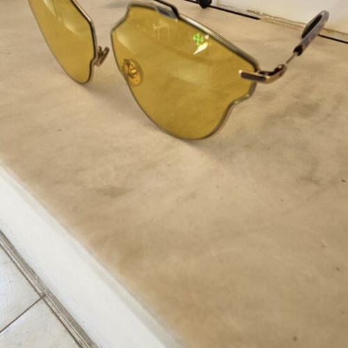 Dior women's sunglasses like new, yellow lenses