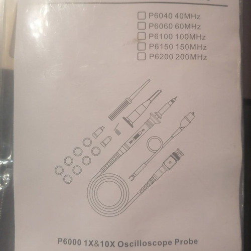 DSO138 digital oscilloscope with 2.4" TFT screen, power supply and probes