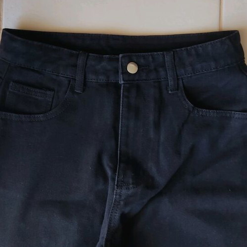 Shein black denim pants like new, size M / 38 / 10