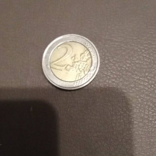Louis Braile 2 Euro 2009 Belgium used coin