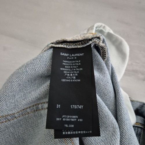 Saint Laurent Jeans like new, size M, blue cotton