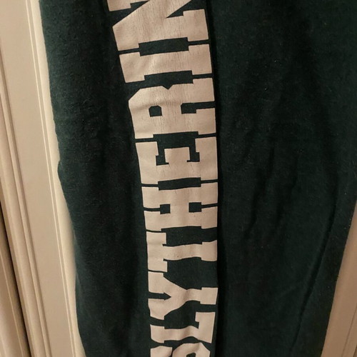 Slytherin pants used, green, size M