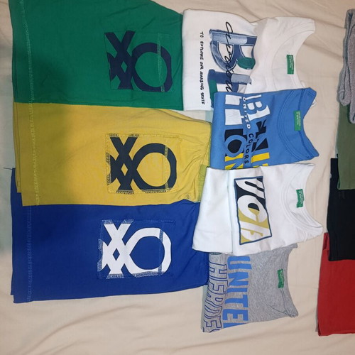 Benetton summer kids clothes set size 6-7 like new
