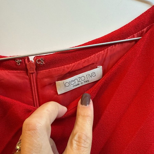 Lorenza Riva IT 48 red dress like new