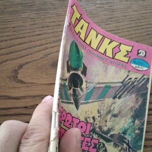 Tanks No 529 comic book used, worn spine