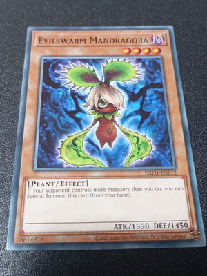 Συλλεκτική κάρτα Yu-Gi-Oh! Evilswarm Mandragora μεταχειρισμένη