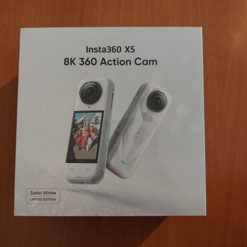 Insta360 X5 Satin White Limited Edition camera new