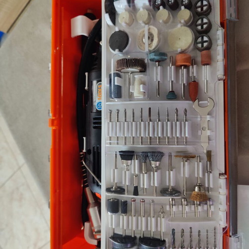 Mini Drill Set with Extra Accessories mint condition