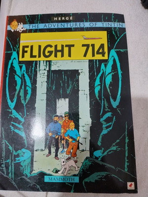 The Adventures of Tintin Flight 714 comic book new, English