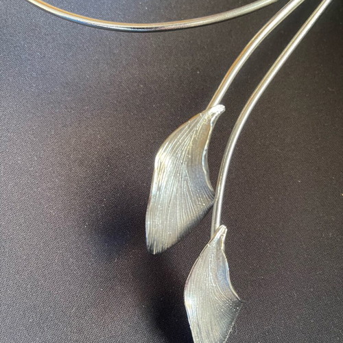 Handmade silver necklace new